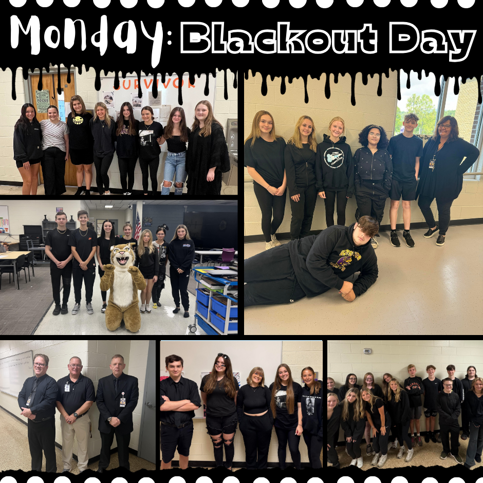 pictures of students for blackout day