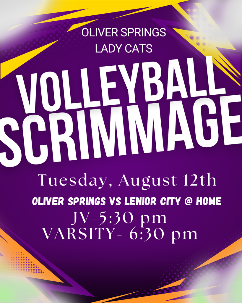 purple background with scrimmage information