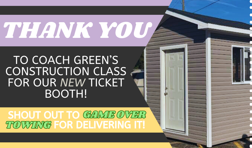 picture of new ticket booth