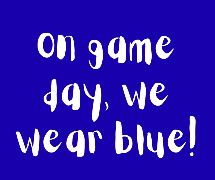 wear blue