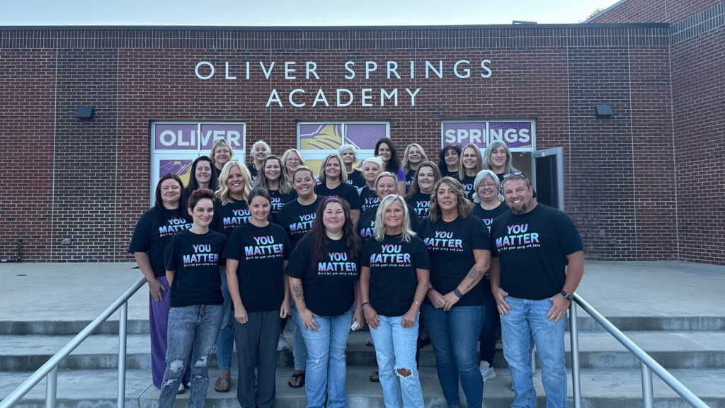 picture of OSA staff wearing matching shirts