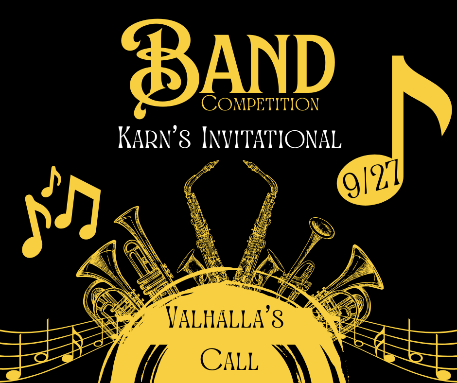 band background with gold instruments