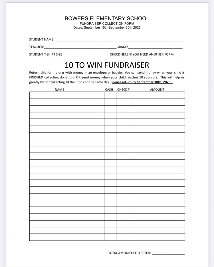 collection form