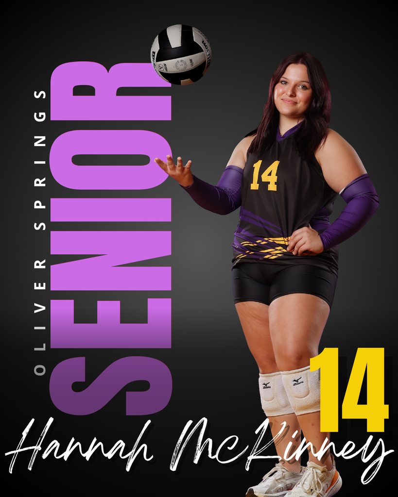 Hannah senior volleyball photo
