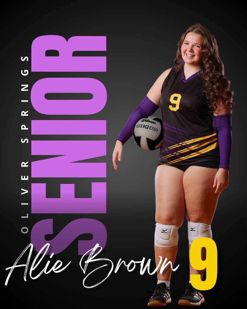 Alie Brown senior volleyball photo