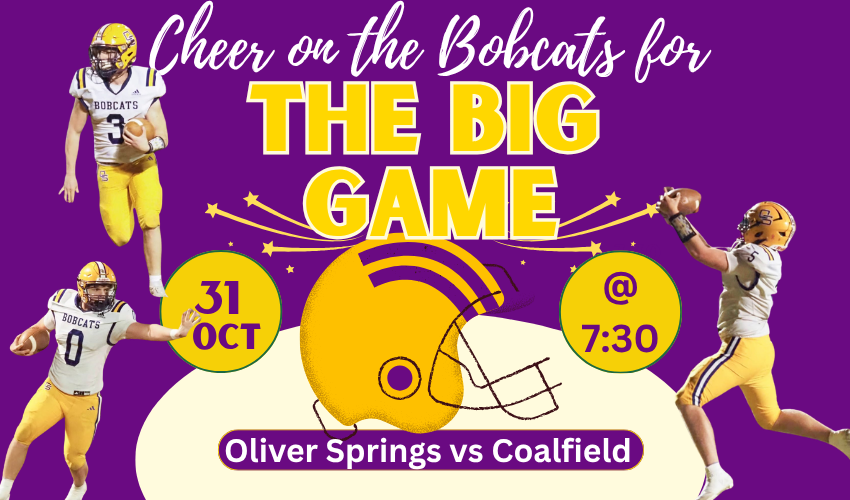 purple background with helmet and football players