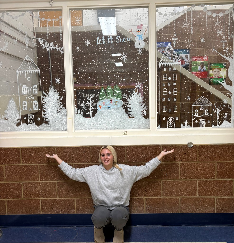 Winter Window Painting