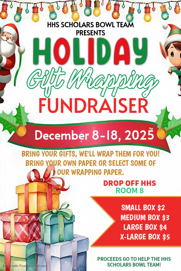 2025 - Holiday Gift Wrapping Fundraiser HHS
