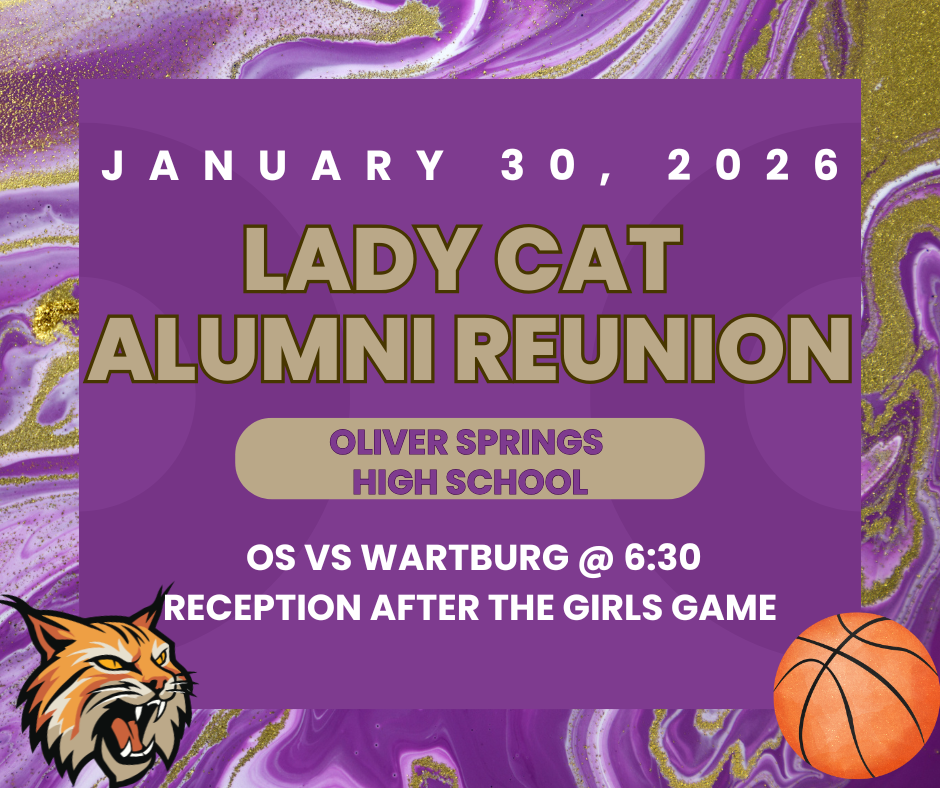 purple and gold glitter background with bobcat and basketball