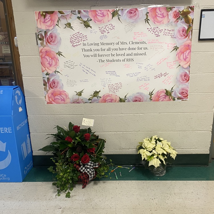 Flowers from RMS and J&E performing arts !
