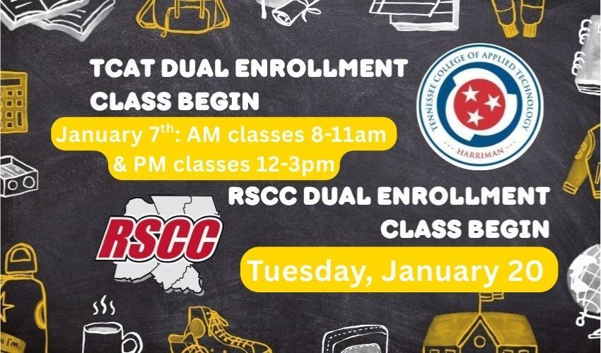 chalkboard background with RSCC logo and TCAT logo