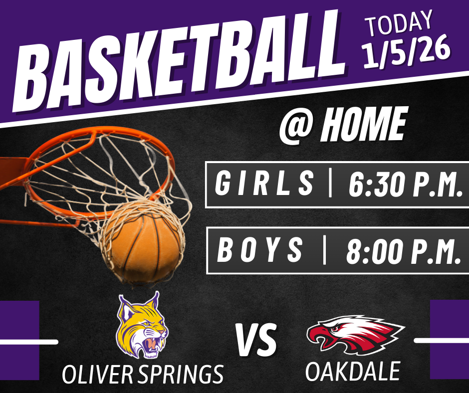 bobcat with basketball going through hoop on black background