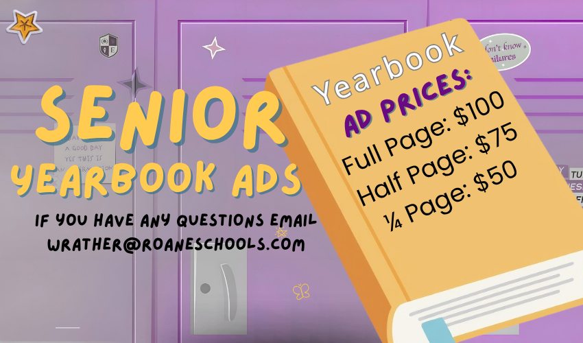 purple lockers with yellow note book