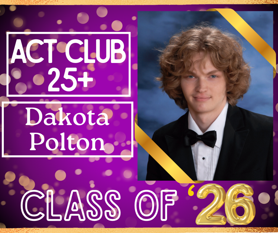 picture of student for being in ACT Club