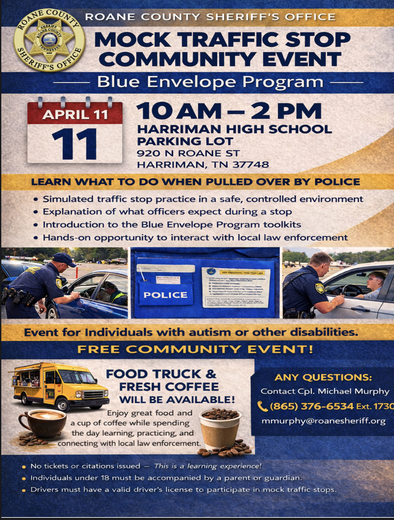 Mock Traffic Stop Community Event