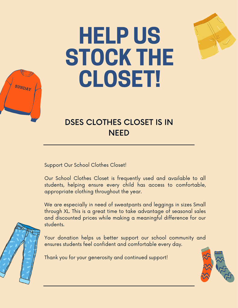 Clothes Closet Donations