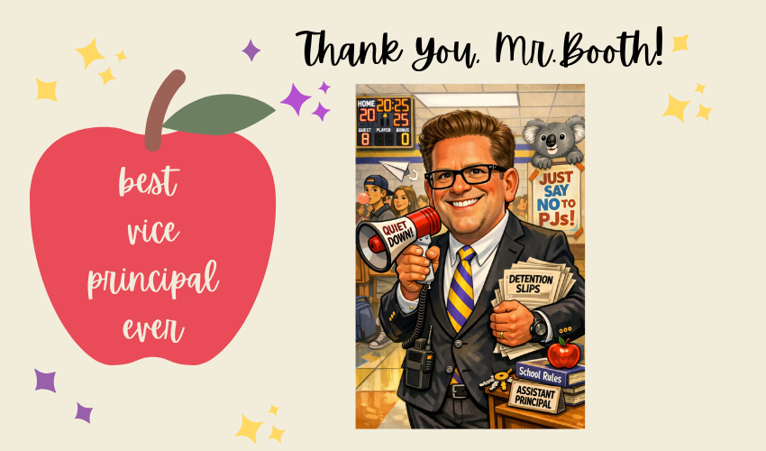 AI generated picture of Mr. Booth