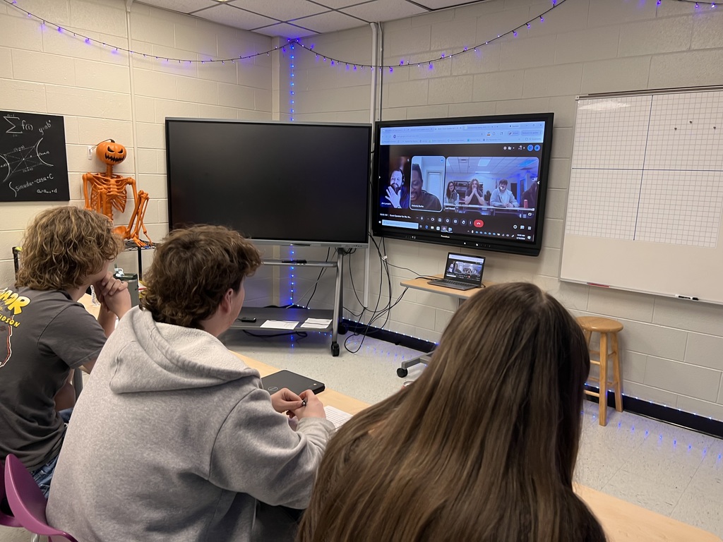 students attending a Google Meet