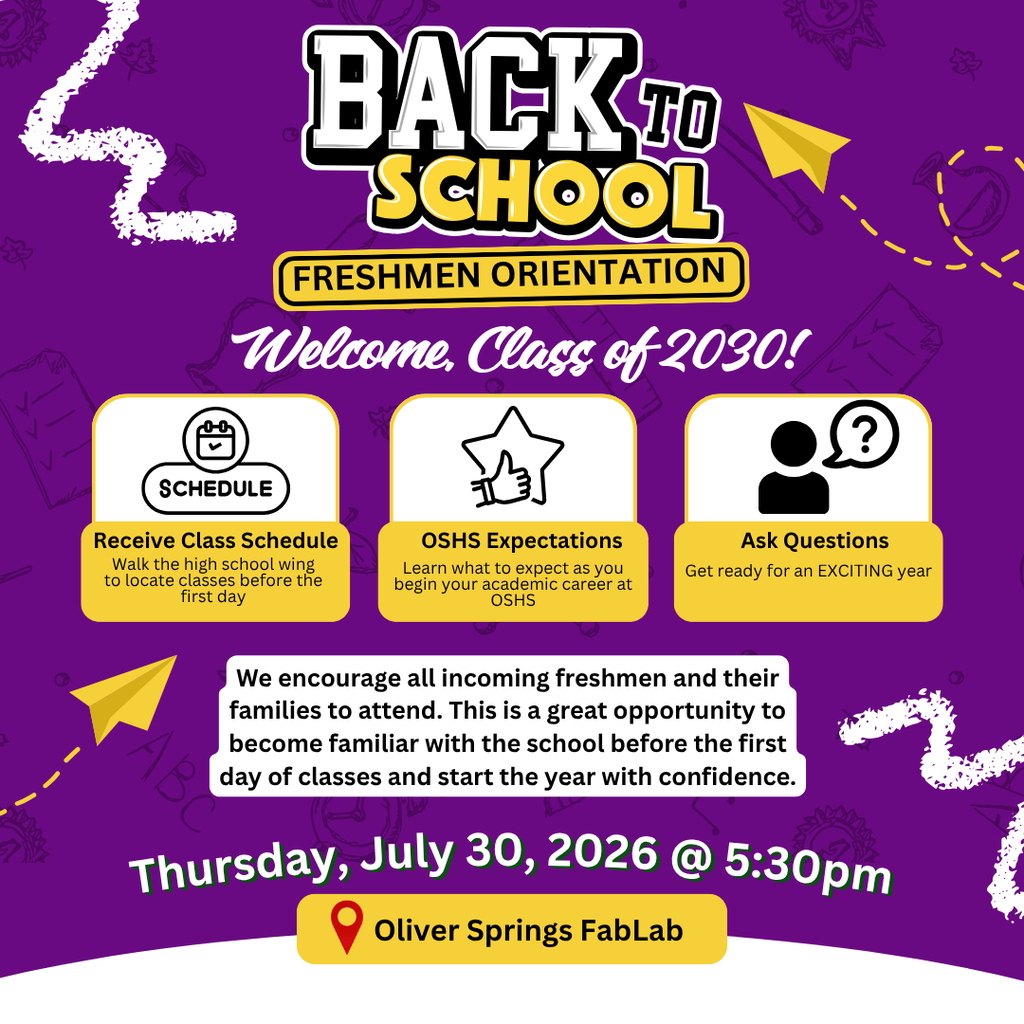 logos with information about freshmen orientation