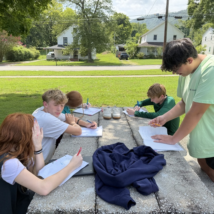 Ecology class outside 