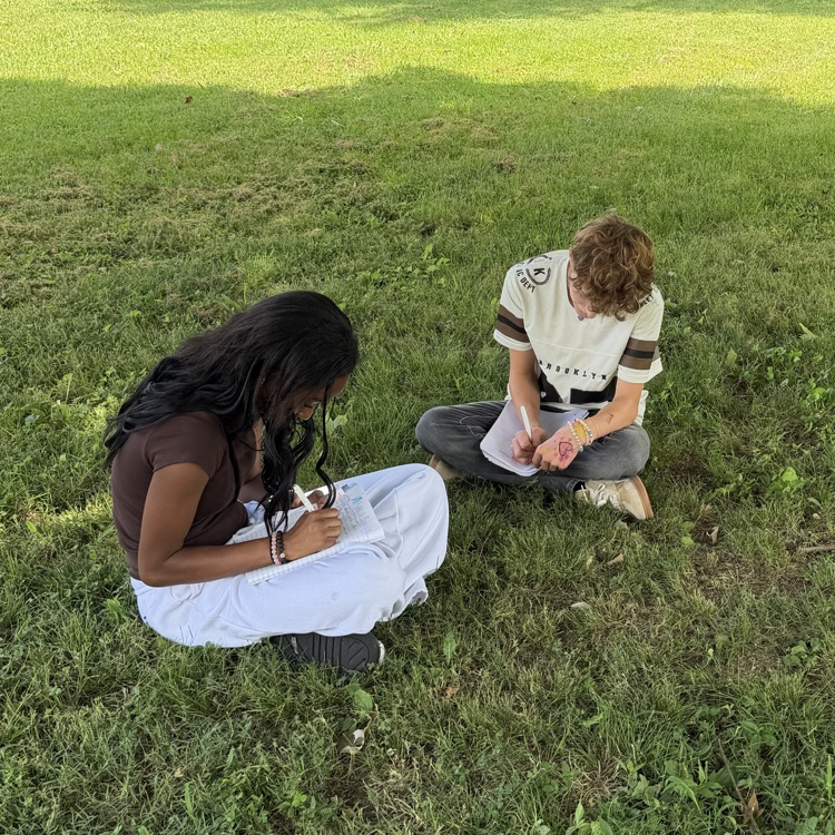 Ecology class outside
