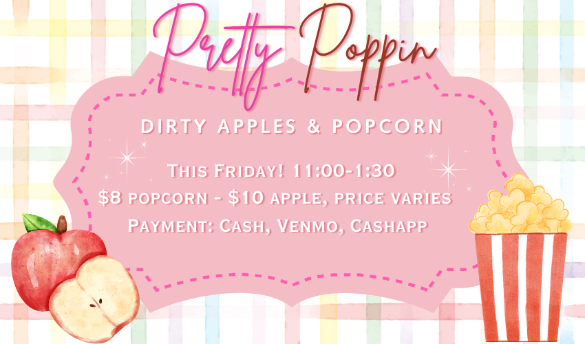 popcorn and apples