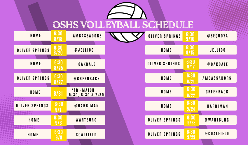 volleyball schedule
