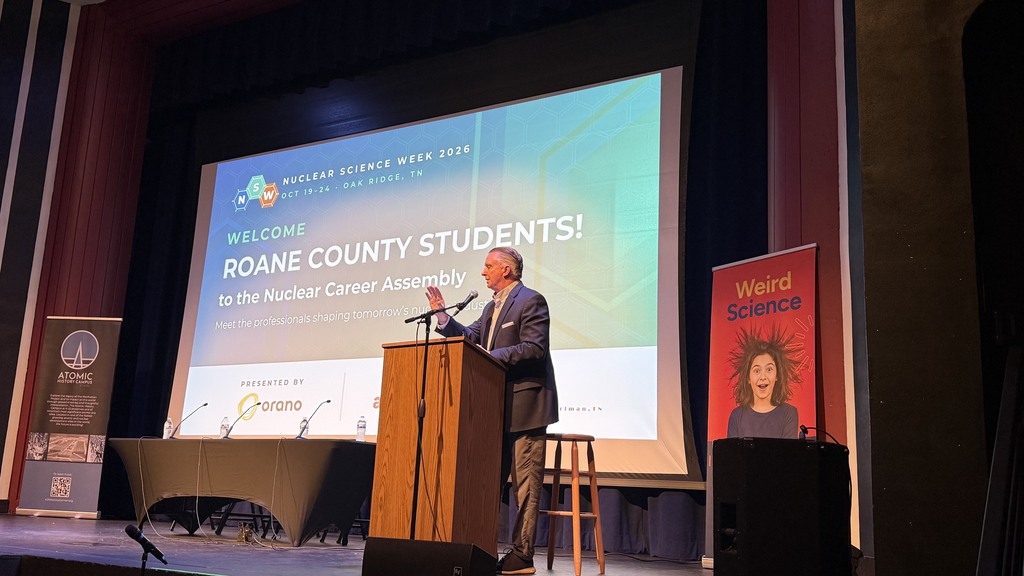 Mr. Clower moderating the event. 