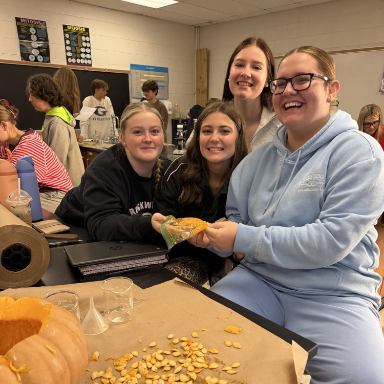 Enjoying lab day