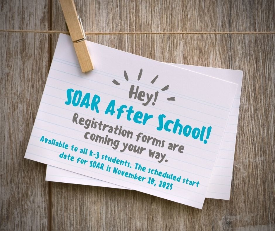SOAR Registration Forms are coming your way