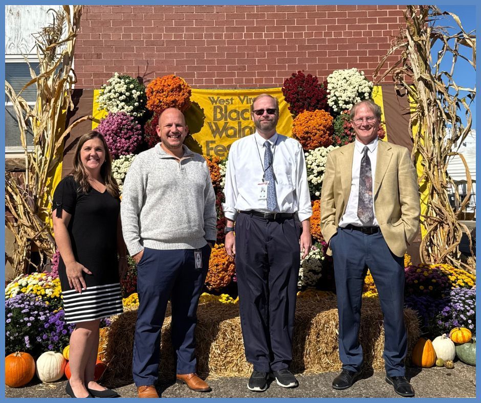 Superintendent Stellato, Michael Fitzwater from Calhoun, John McKown from Wirt, and Phil Dobbins from Clay County.