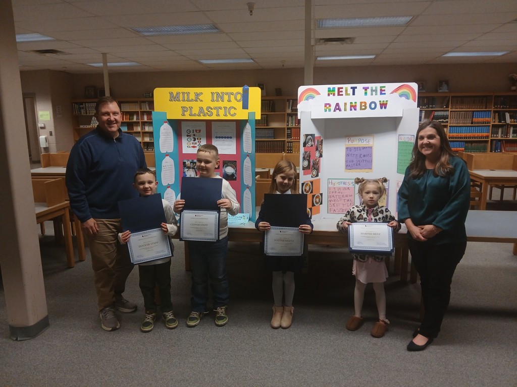 Spencer Elm. Science Fair Students