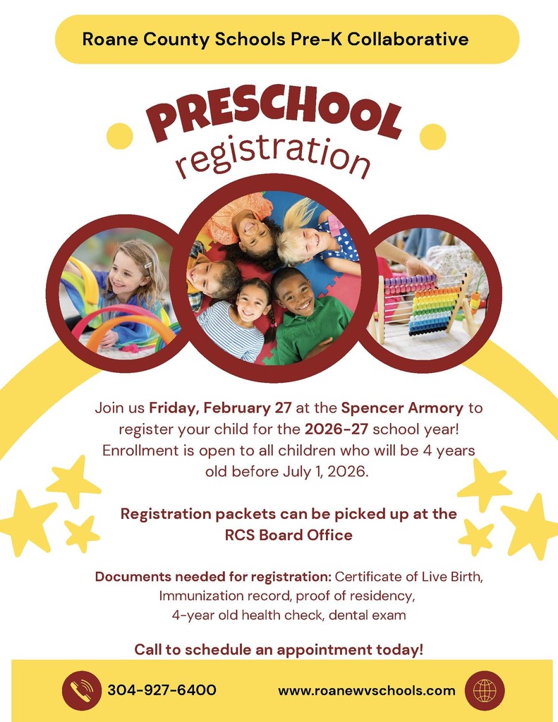 Preschool Registration February 27 at Spencer Armory