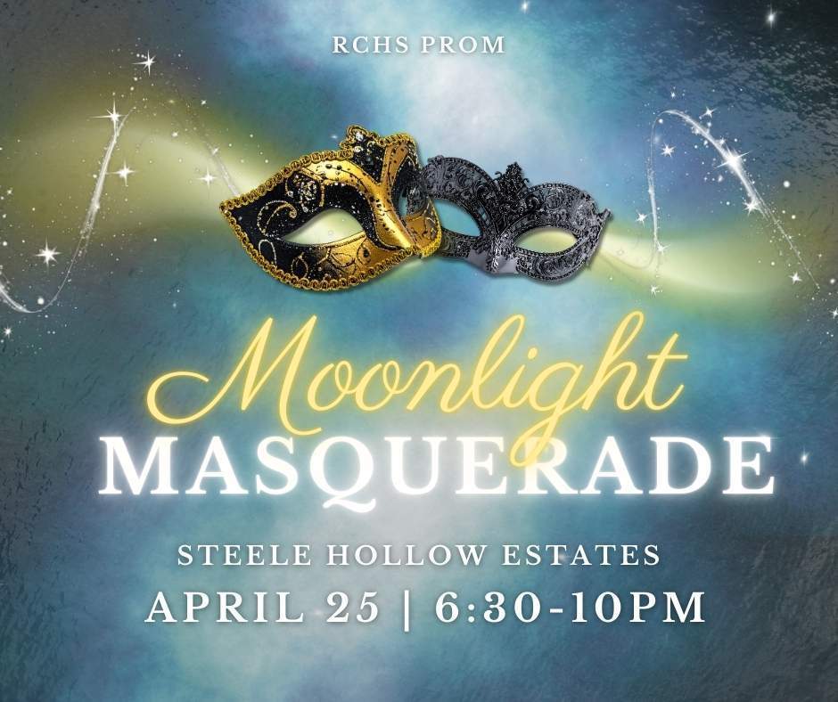 Moonlight Masquerade Prom April 25 from 6:30-10PM