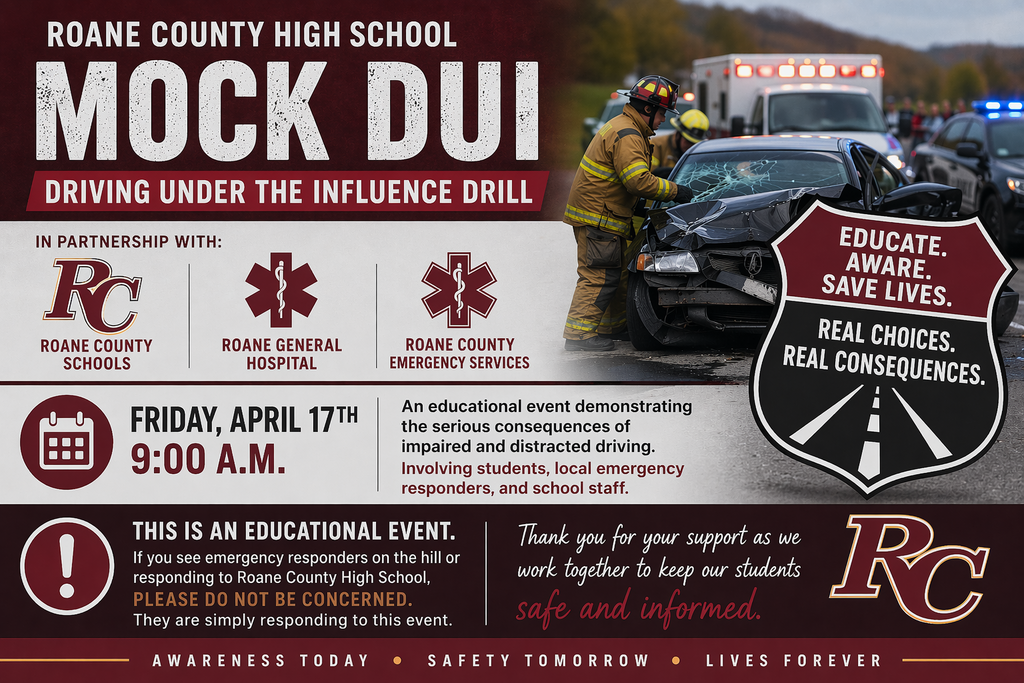 DUI Mock Drill Info Graphic for Friday 4/17/2026