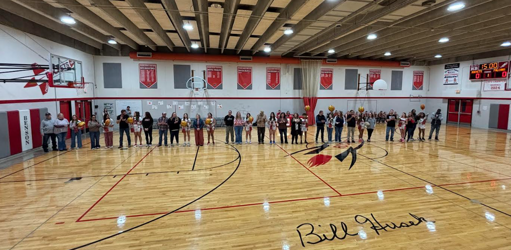 8th grade girls celebrated 8th grade night on Thursday, November 13, 2025.