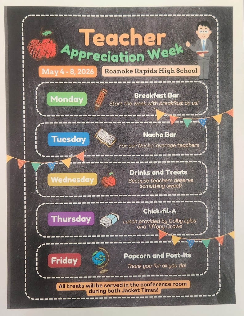 Teacher Appreciation Week RRHS