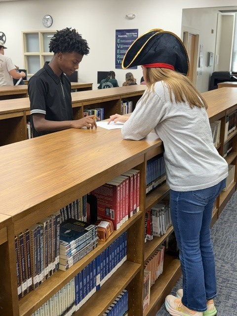 Mrs. Mason helping