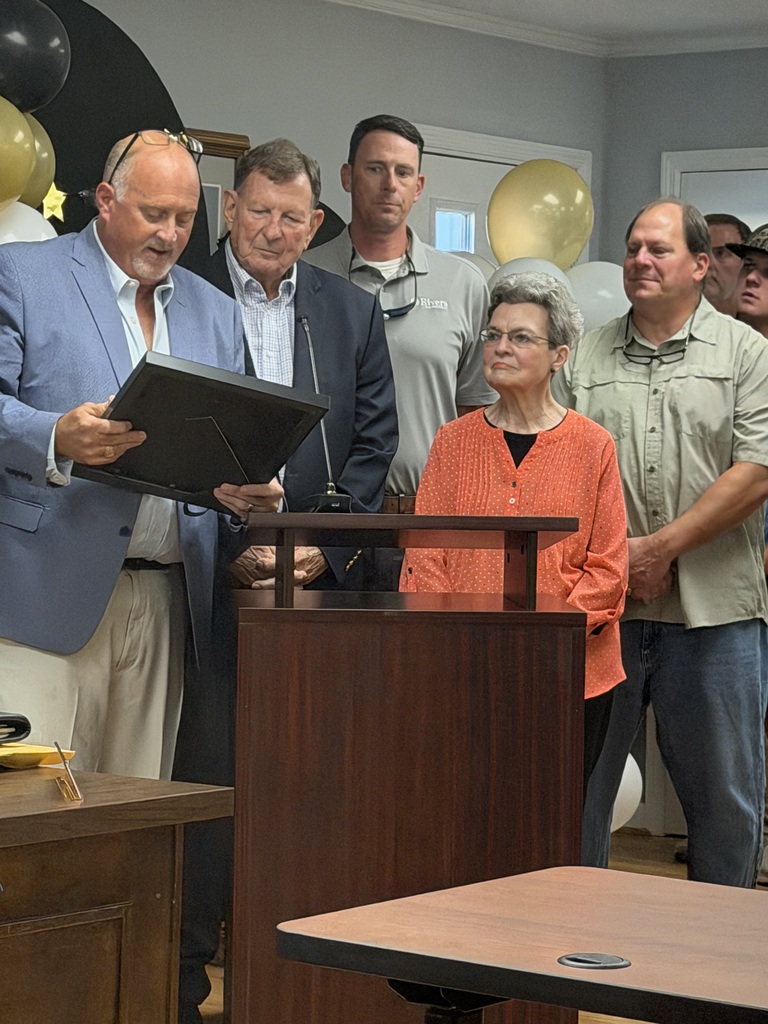 Dr. Michael Williams receiving Proclamation