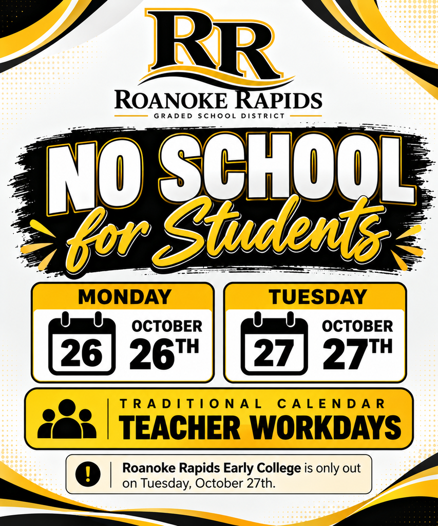 No School on October 26th and 27th