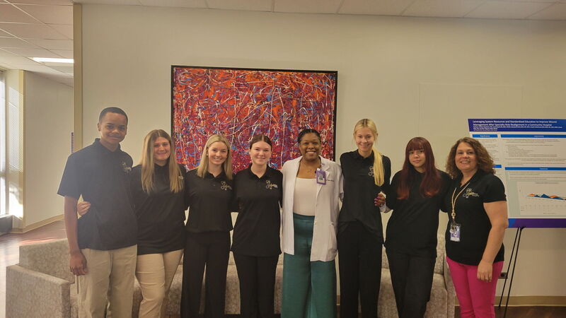 RRGSD HSA students with Andrea Chivers