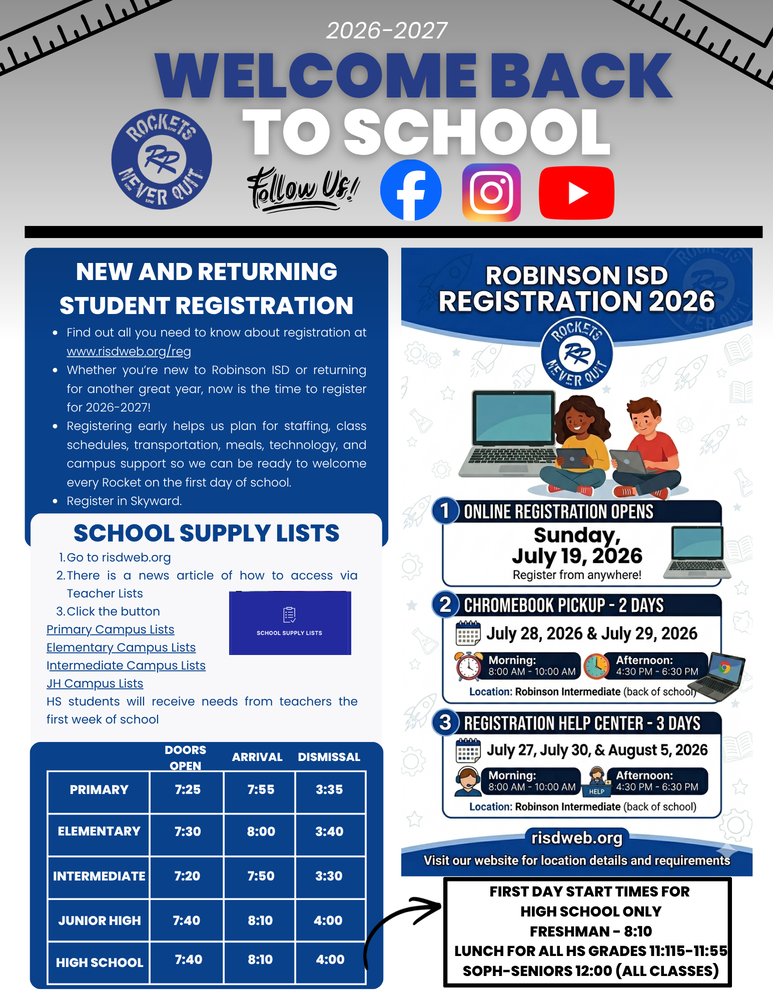 Page 1 - Back to School Parent Guide