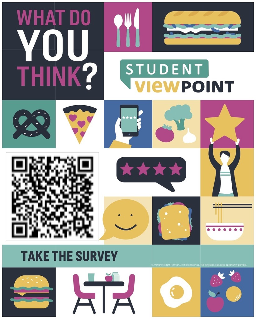 Aramark Survey information - QR code