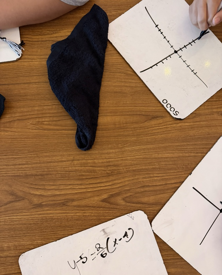 Algebra 1 is working on reviewing the first nine weeks through a fun jeopardy game!