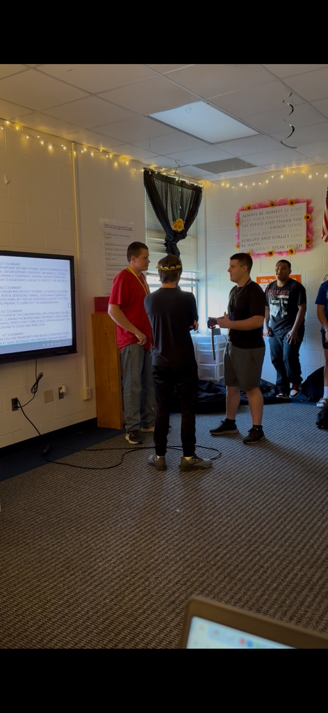 A big thanks to the Robinson Education Foundation for awarding us a grant to purchase props to enhance our learning.