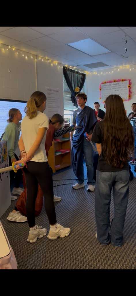 A big thanks to the Robinson Education Foundation for awarding us a grant to purchase props to enhance our learning.