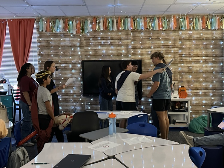 A big thanks to the Robinson Education Foundation for awarding us a grant to purchase props to enhance our learning.