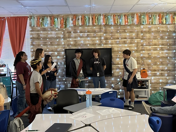 A big thanks to the Robinson Education Foundation for awarding us a grant to purchase props to enhance our learning.