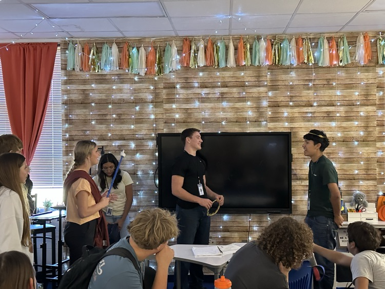 A big thanks to the Robinson Education Foundation for awarding us a grant to purchase props to enhance our learning.