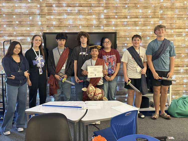 A big thanks to the Robinson Education Foundation for awarding us a grant to purchase props to enhance our learning.